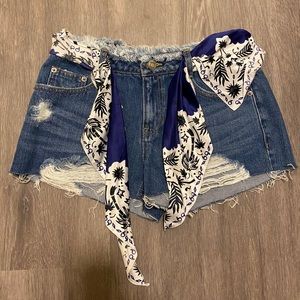 SJYP Denim Shorts